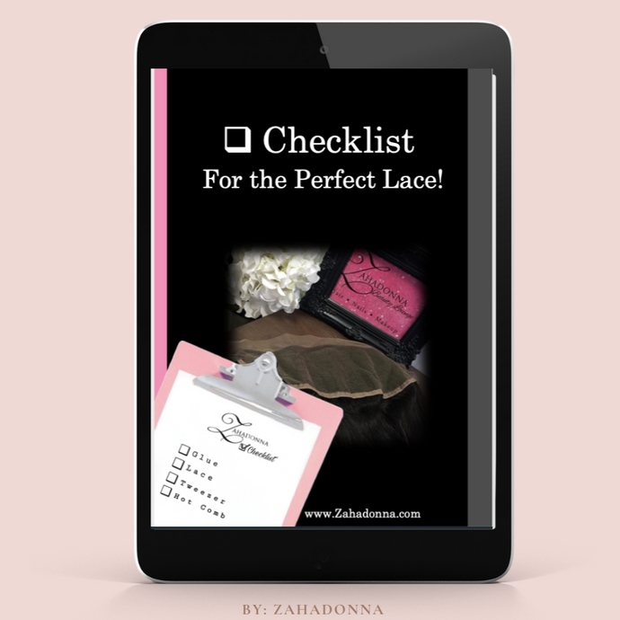Free Checklist For Lace